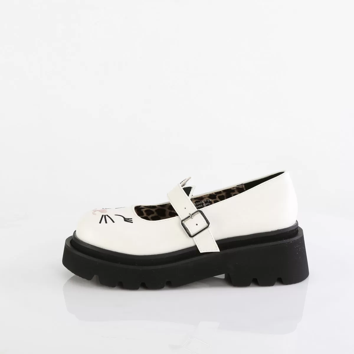 2 Inch Platform RENEGADE-56 White Pu