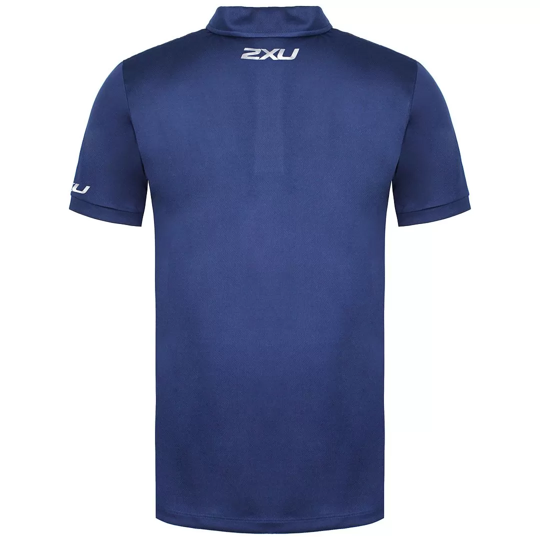 2XU Performance Mens Navy Blue Polo Shirt