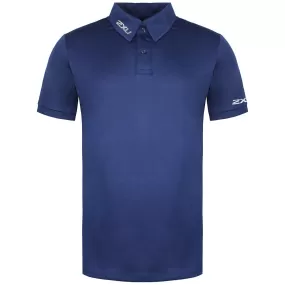 2XU Performance Mens Navy Blue Polo Shirt