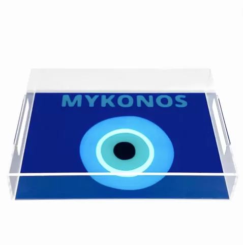 Acrylic Mykonos Tray