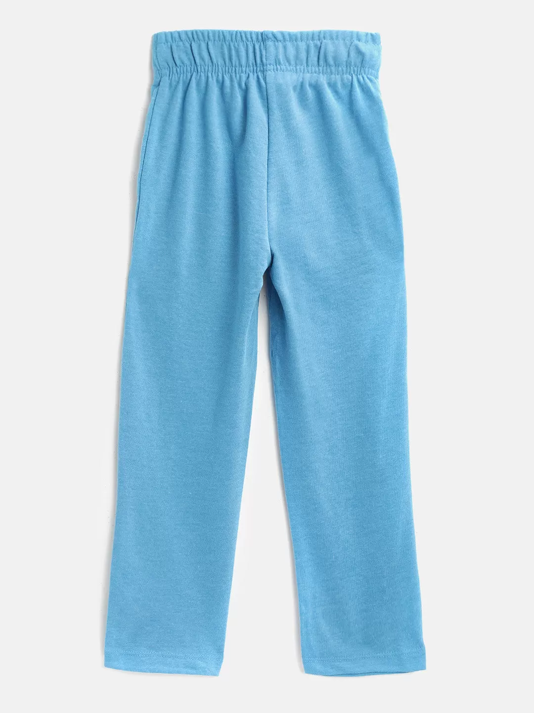 Alcis Girls Blue Solid Track Pants