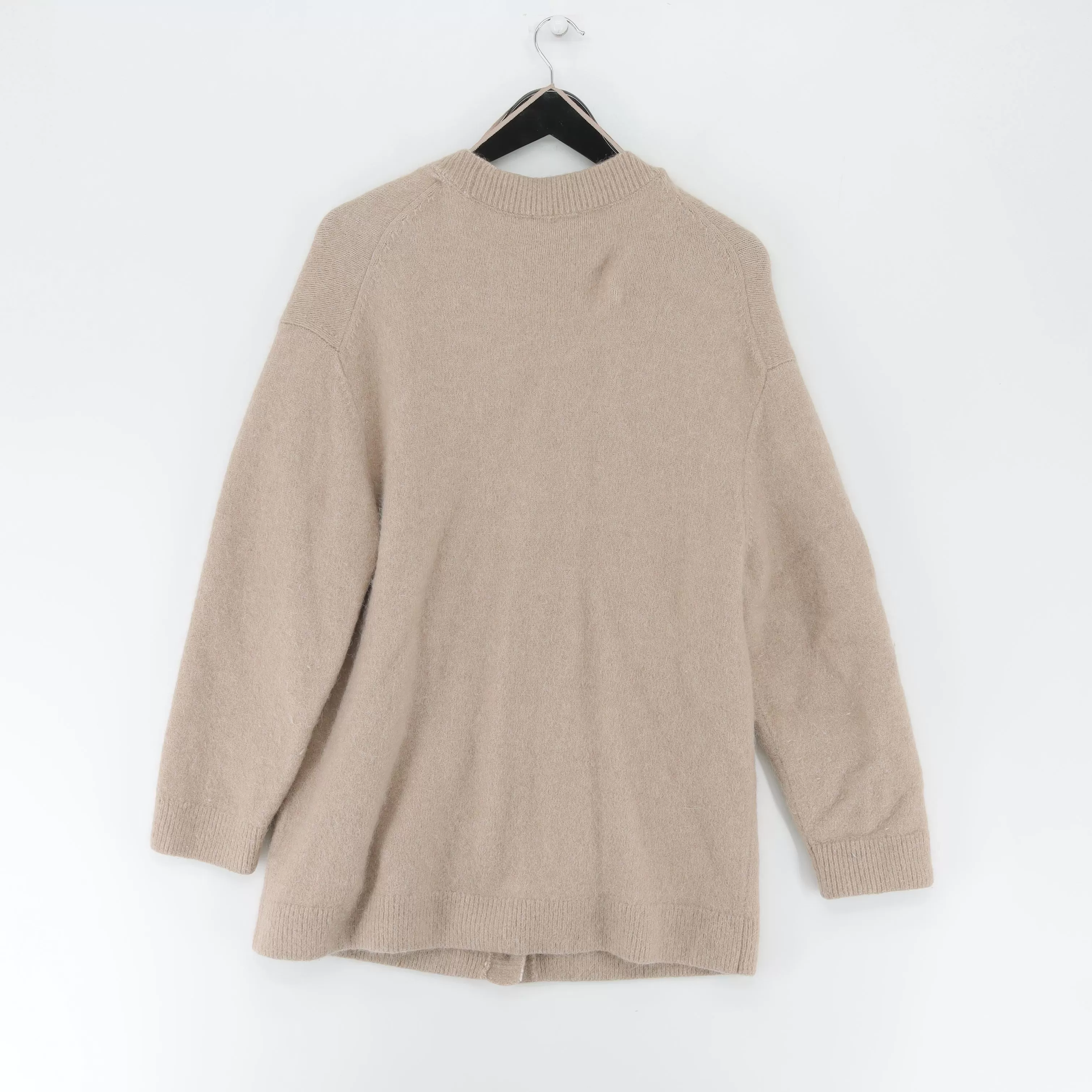 & Other Stories Women's Cardigan M Brown Other with Elastane, Polyamide, Wool