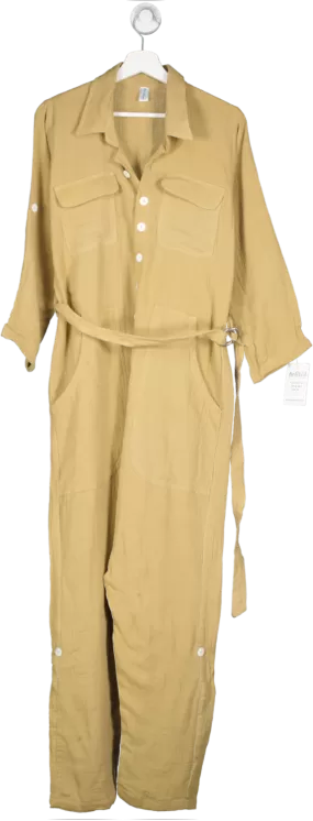 Andi Bagus Beige Byron Boiler Suit UK S/M