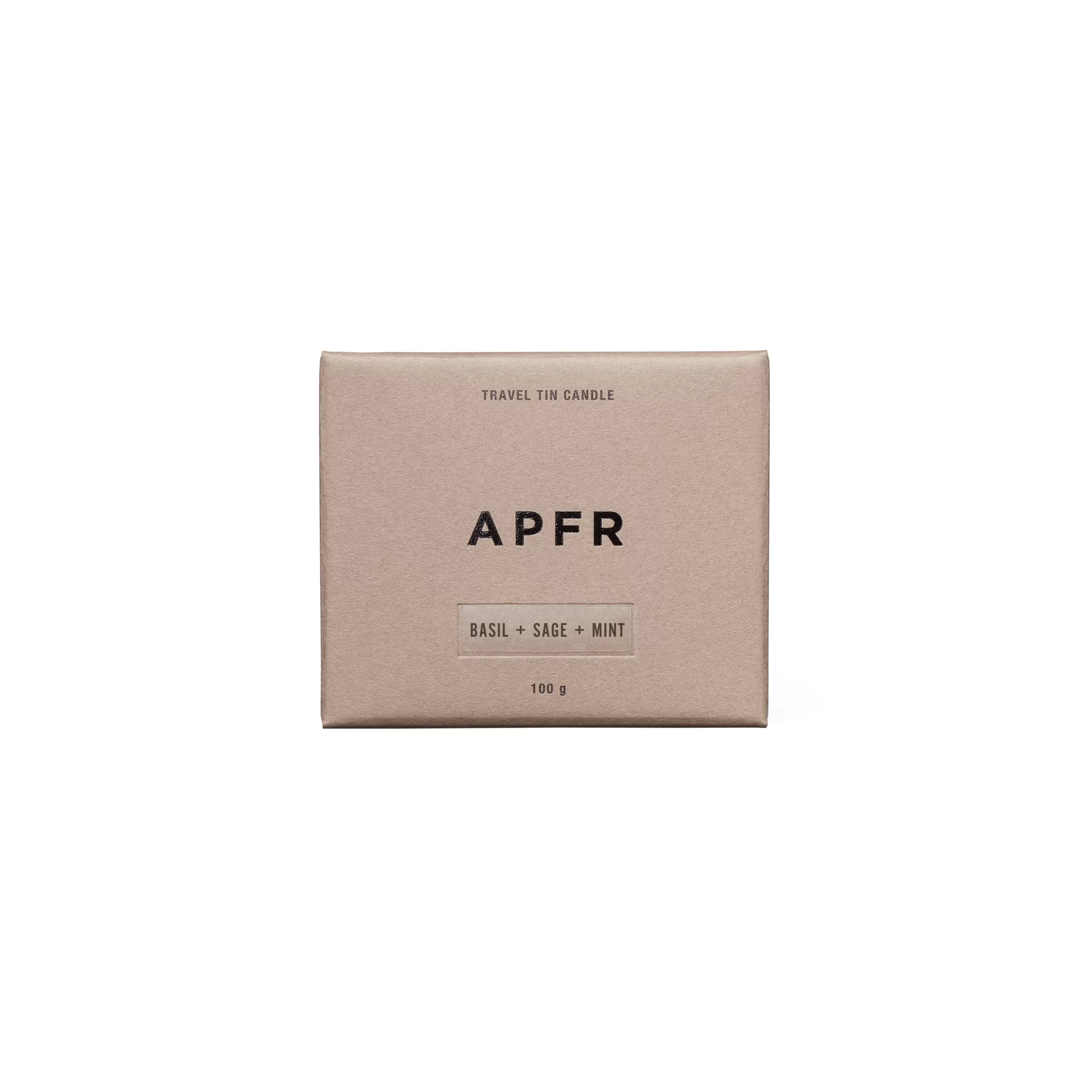 APFR Travel Tin Candle "Basil Sage Mint"