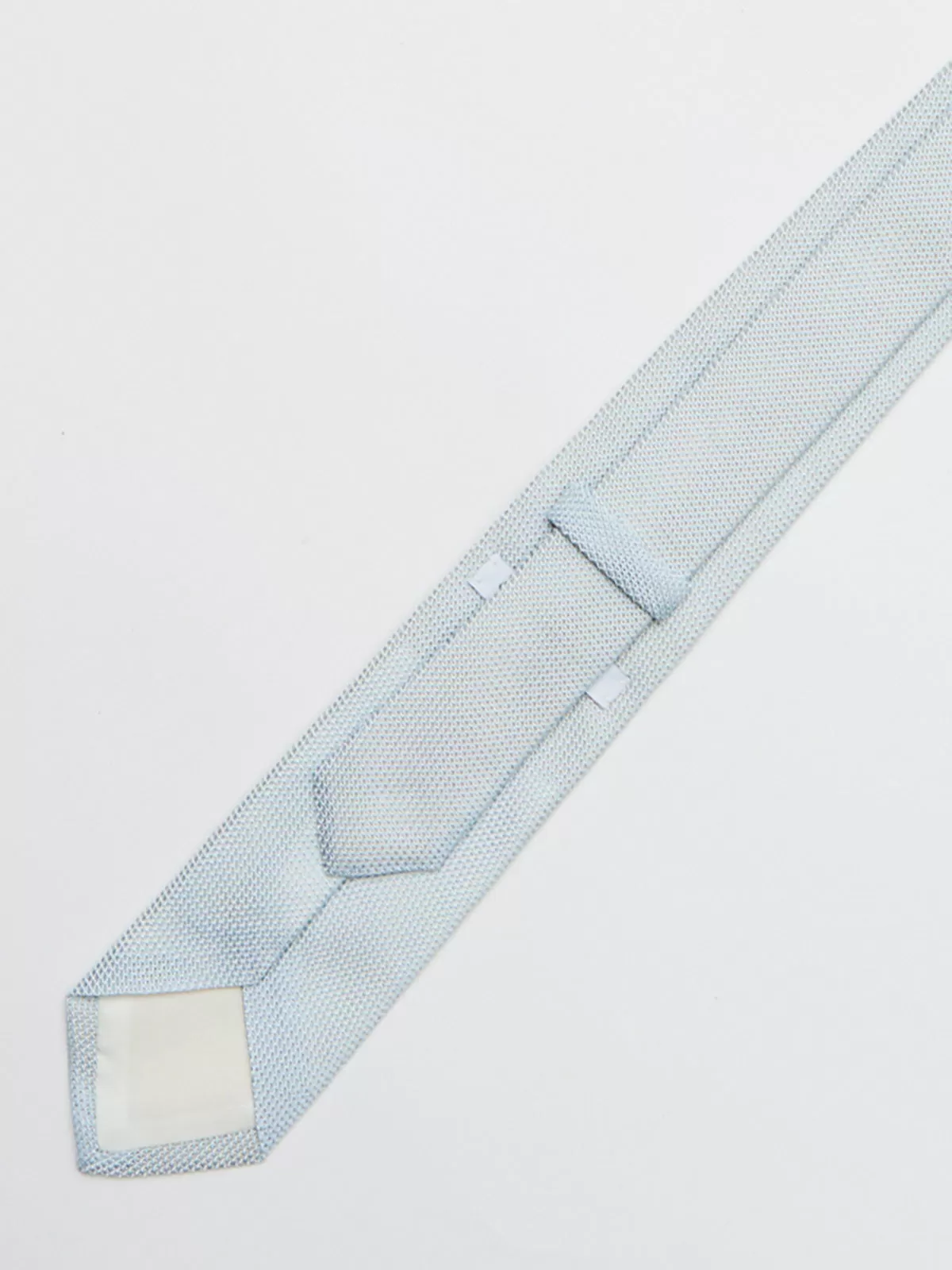 Arctic Blue & White Grenadine Tie