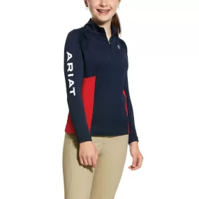 Ariat Girls Team Sunstopper 1/4 Zip