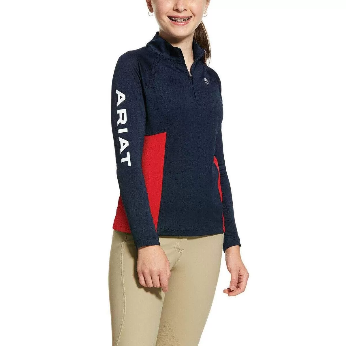 Ariat Girls Team Sunstopper 1/4 Zip