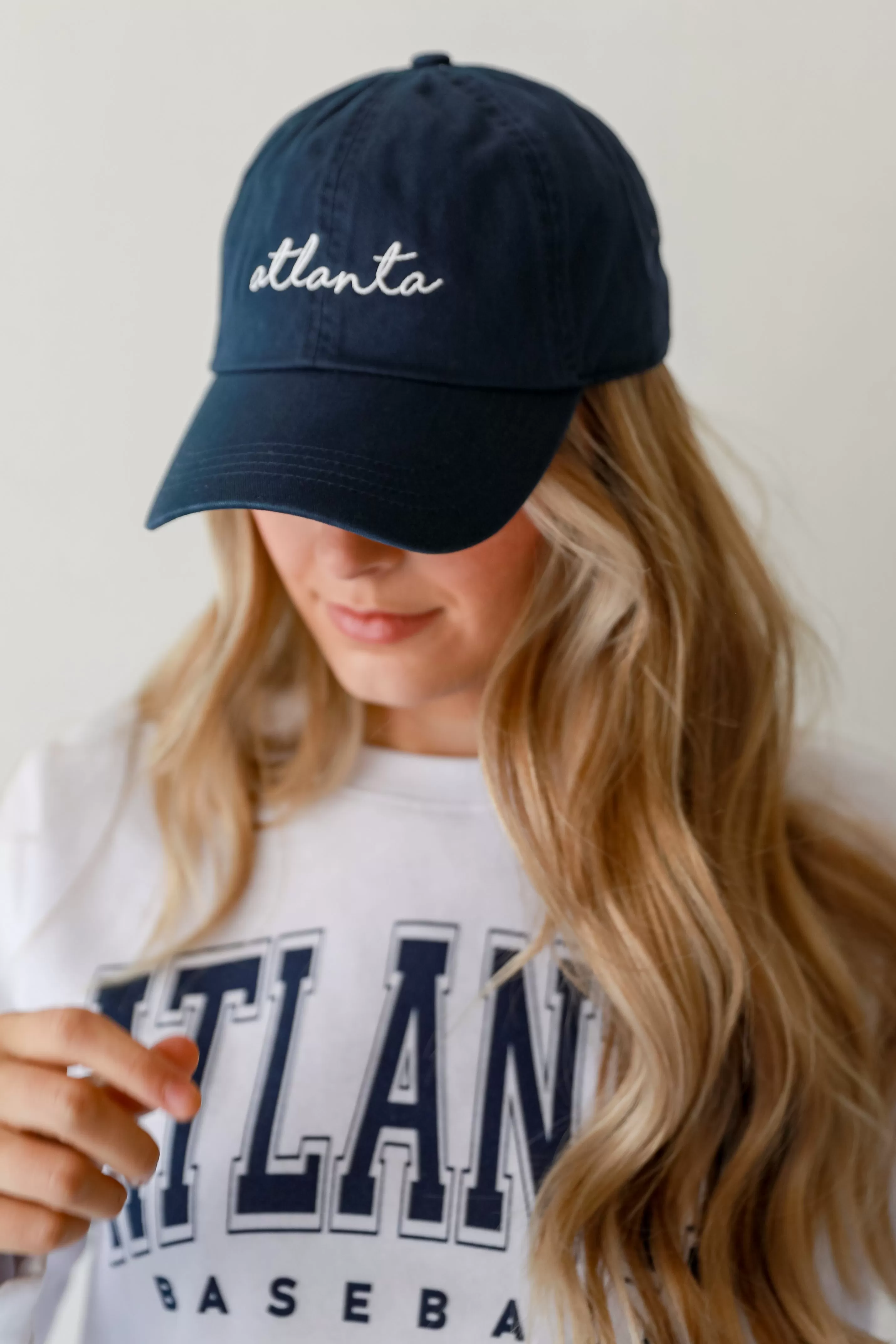 Atlanta Script Embroidered Hat