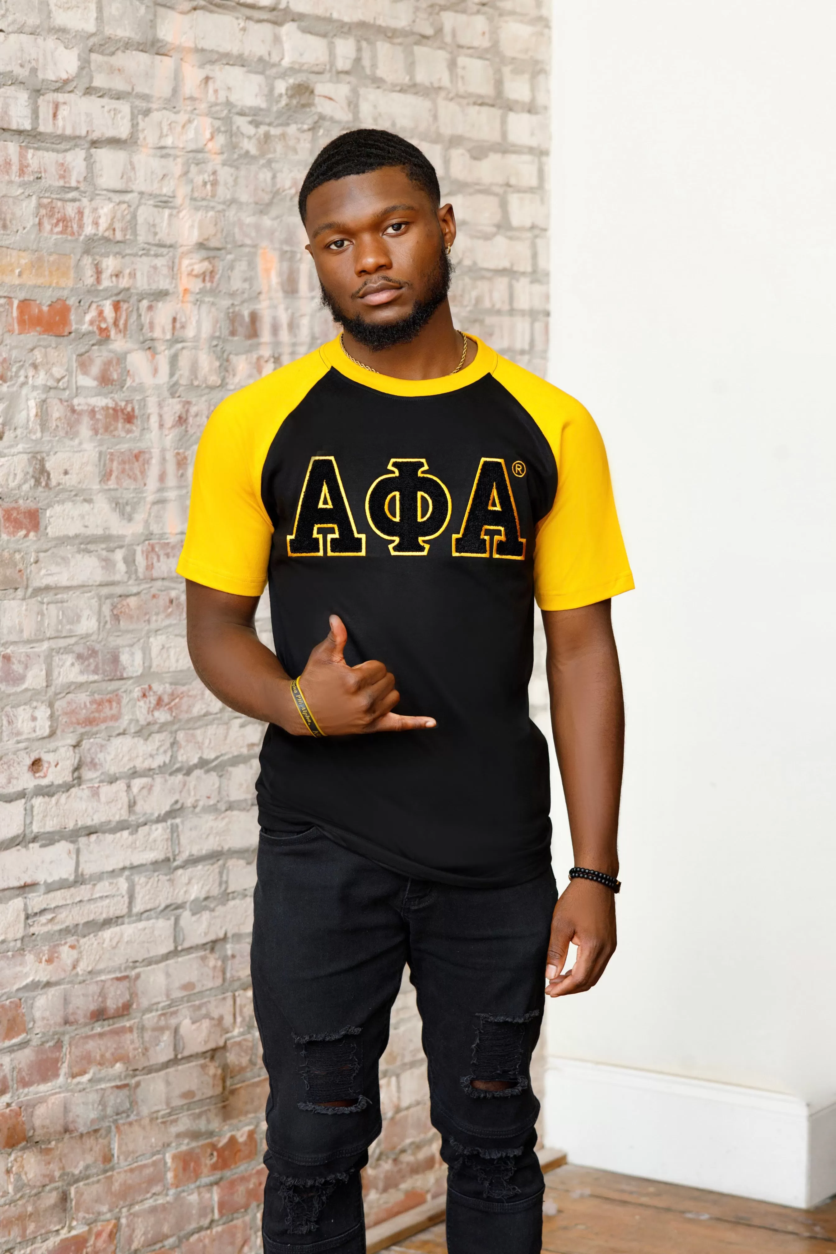 AΦΑ Raglan Chenille Tee