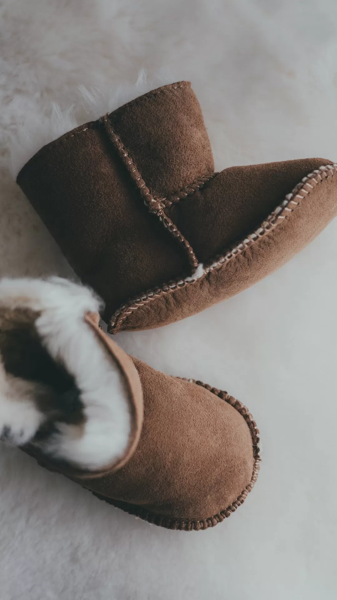 Baby Booties 0-24 Months - Handmade Premium Australian Merino Wool & Sheepskin