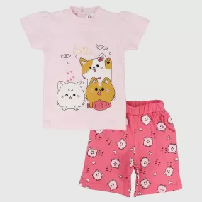 Baby Kittens Short-Sleeved Pajama