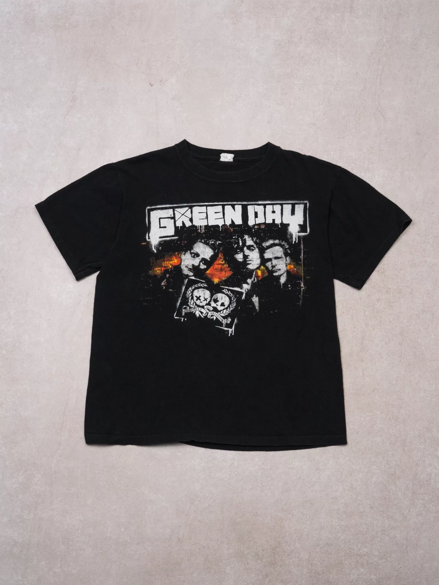 Black '09 Green Day Pittsburgh PA Tour Tee (S)