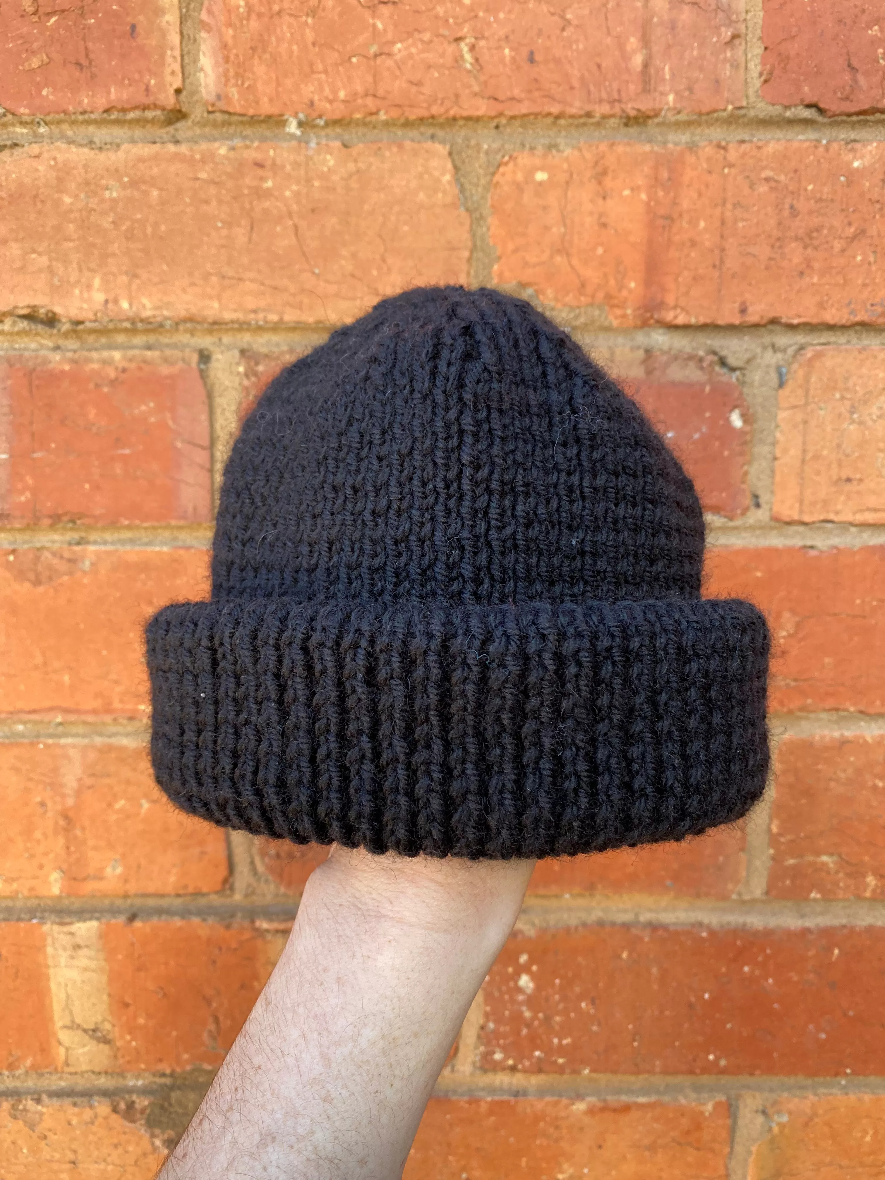 Black Fisherman’s Beanie