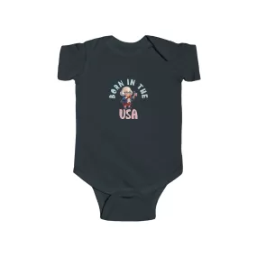 Born in the USA Benjamin Franklin Infant Fine Jersey Bodysuit