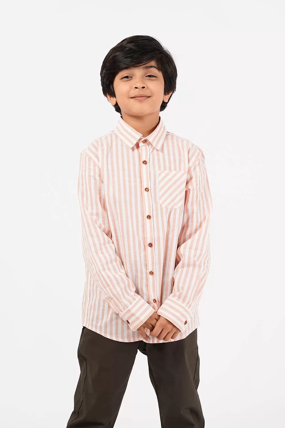 Boy's Long Sleeves Casual Shirt