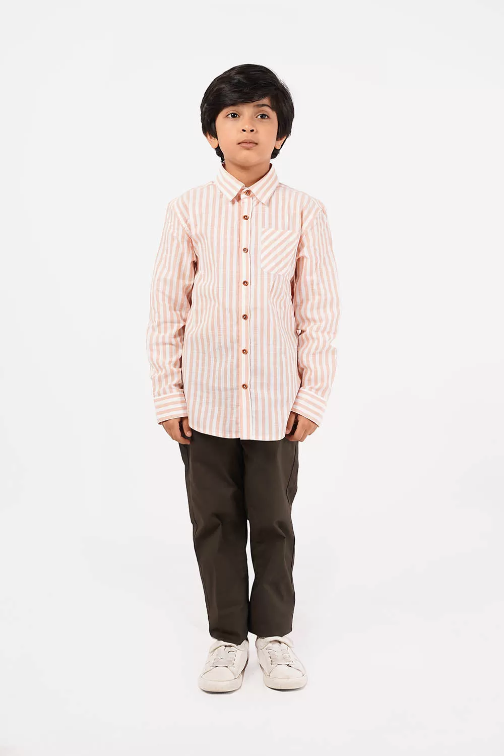 Boy's Long Sleeves Casual Shirt