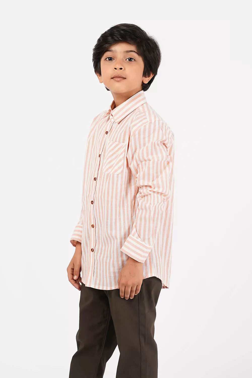 Boy's Long Sleeves Casual Shirt