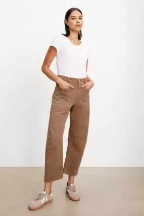 BRYLIE SANDED TWILL UTILITY PANT