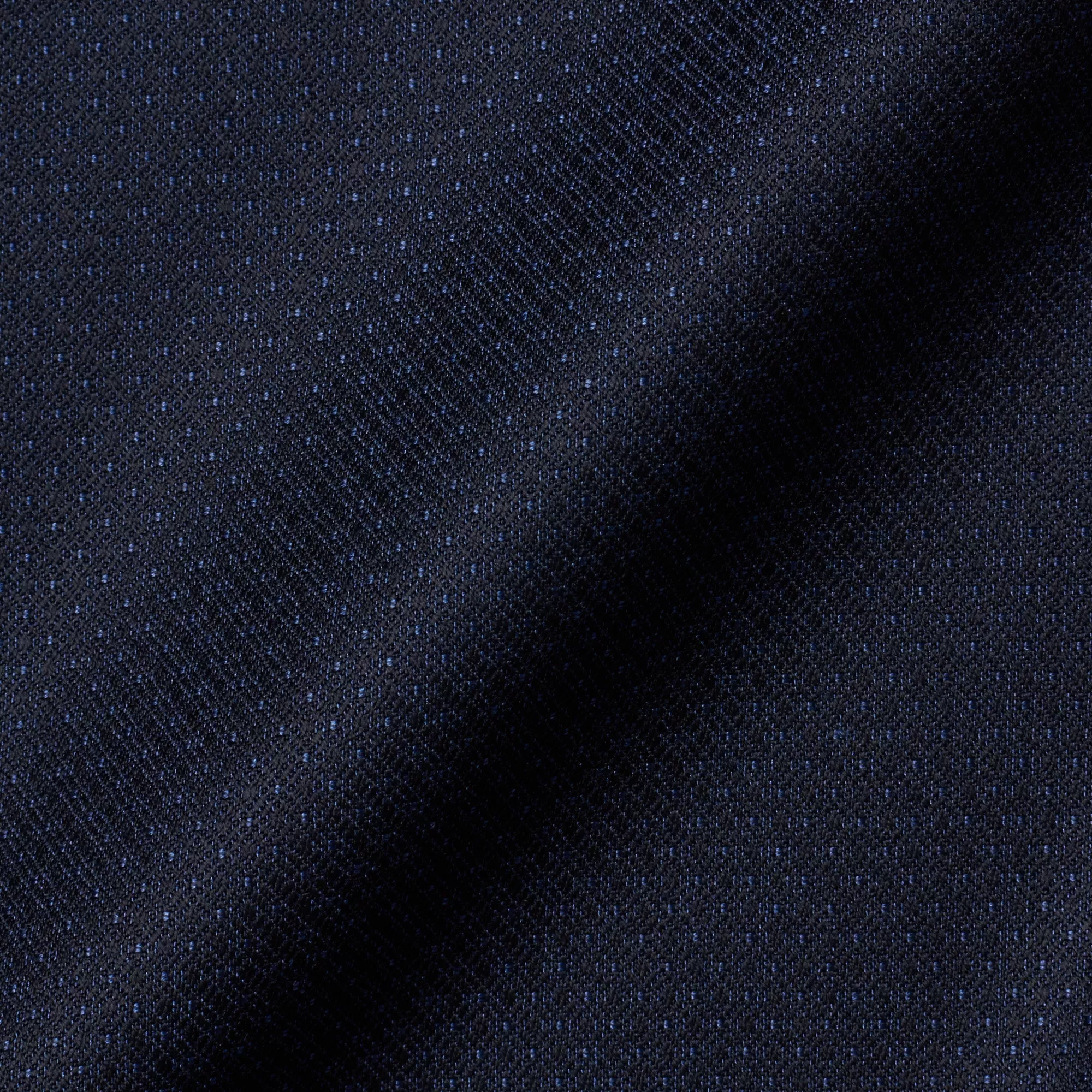 CANALI 1934 Navy Blue Jacquard Wool-Silk 1 Button 3 Piece Suit EU 50 US 40 Slim Fit