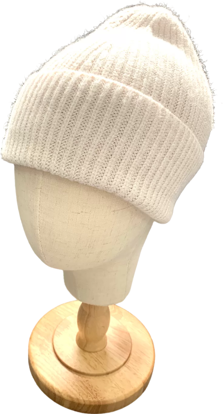 Charli Cream Beanie Hat One Size