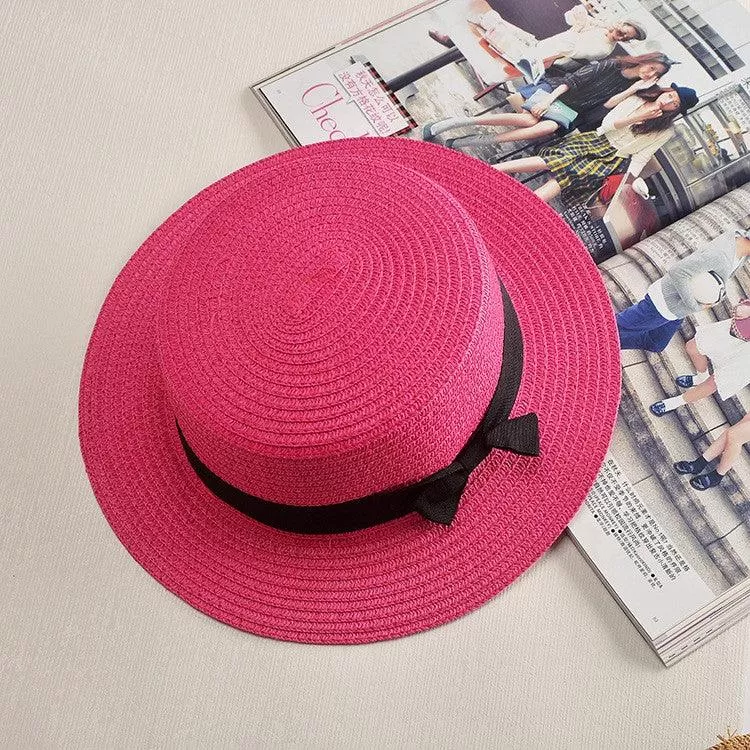 CHLOE'S CLOCHE STRAW HAT