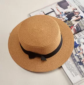 CHLOE'S CLOCHE STRAW HAT