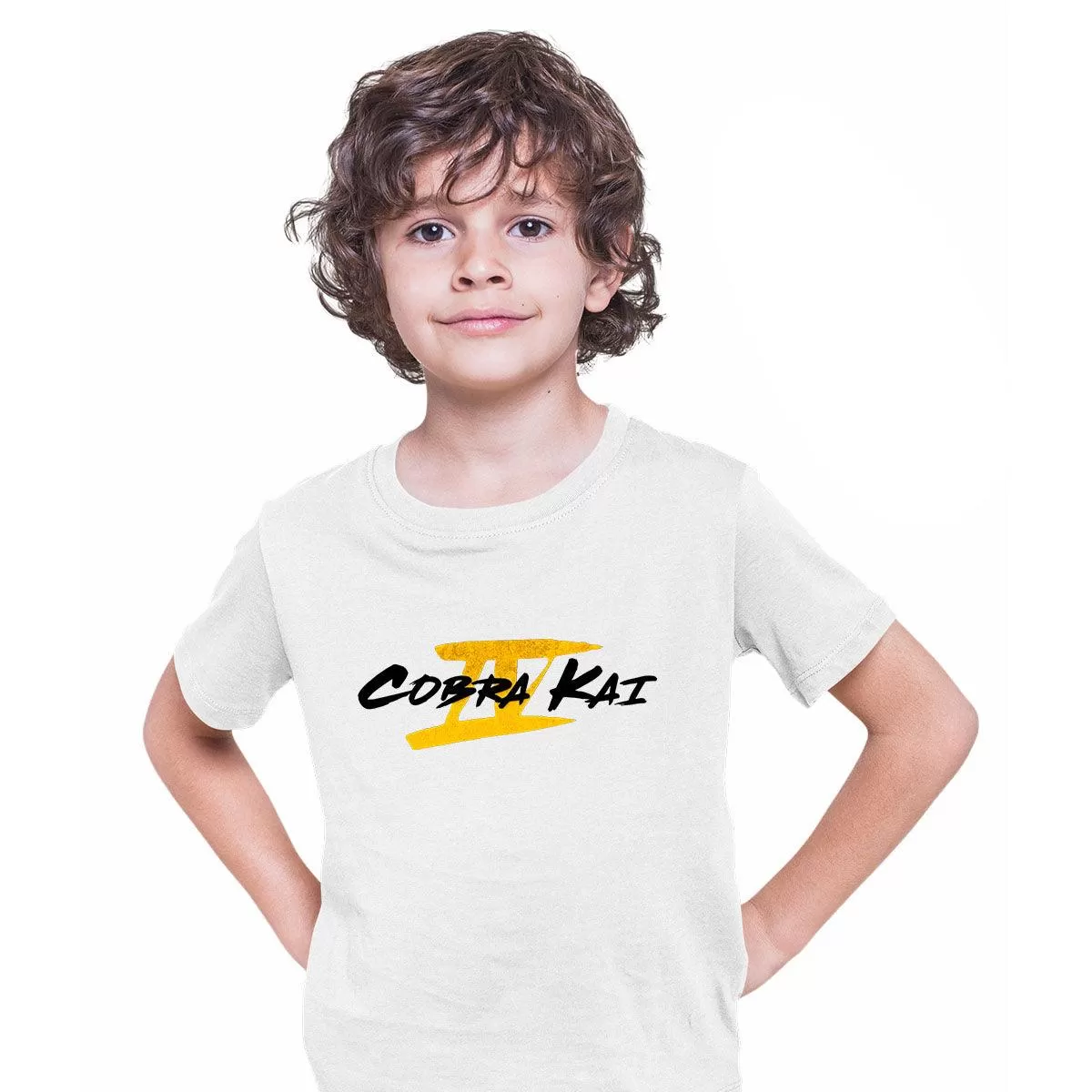 Cobra Kai Logo 4 series Tee Karate Kid Movie Kung Fu Martial Arts Gift T-shirt for Kids