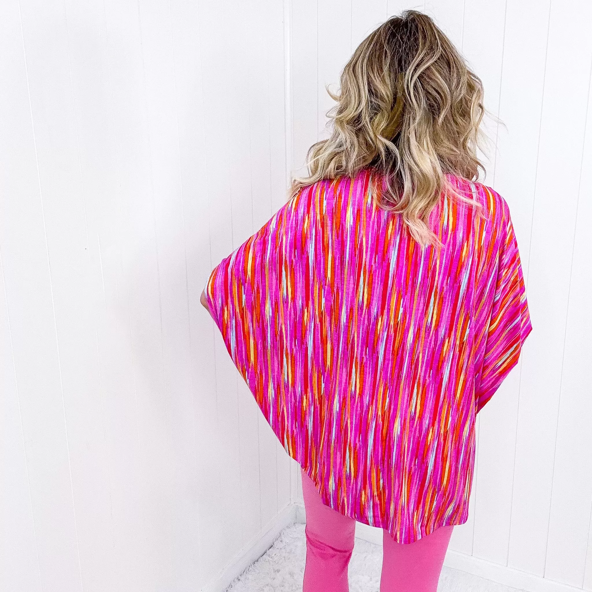 Dear Scarlett Essential Blouse in Magenta Kaleidoscope