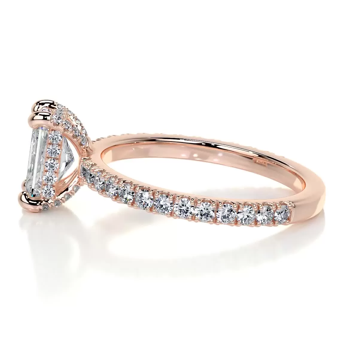 Deborah Diamond Engagement Ring -14K Rose Gold