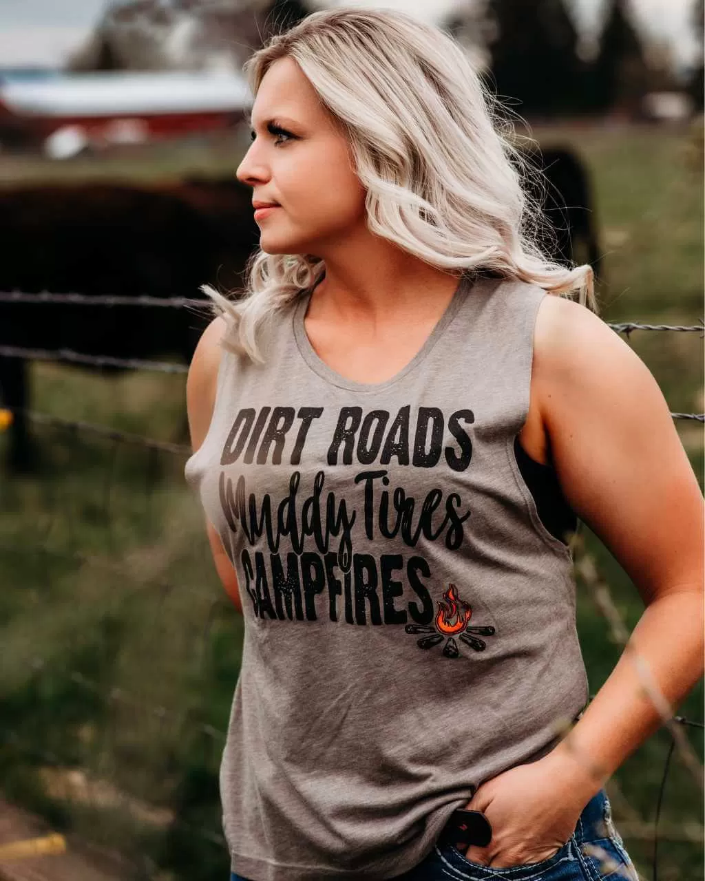 Dirt Roads Muscle Tank