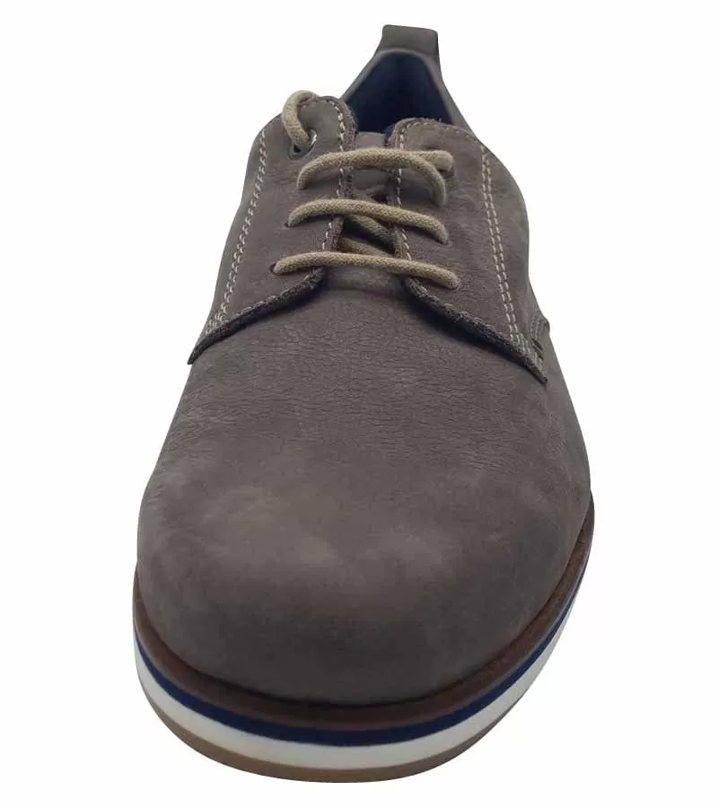 Dubarry Mens Grey Leather Shoe - Stafford