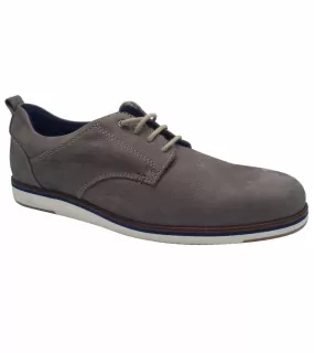 Dubarry Mens Grey Leather Shoe - Stafford