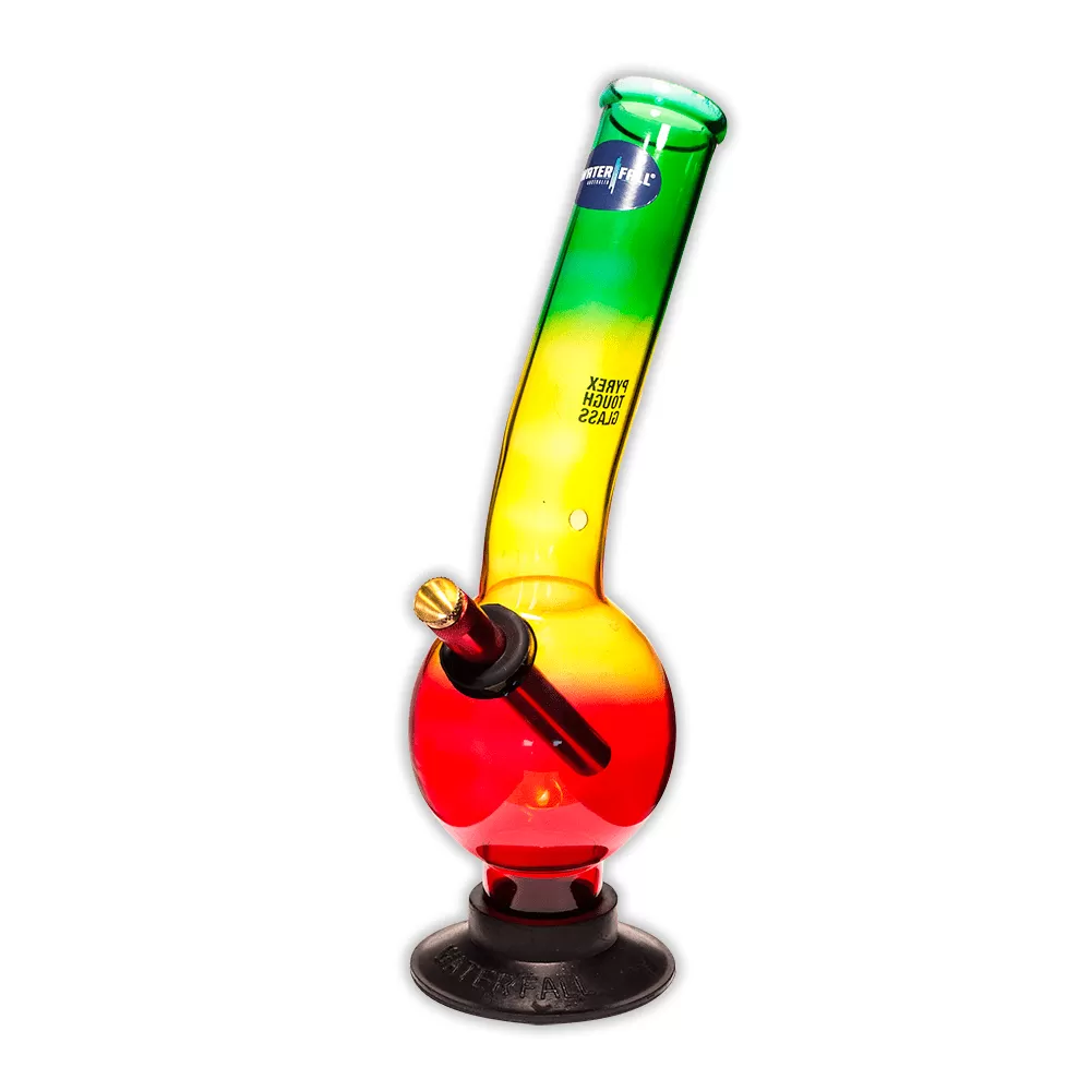 Eliminator Glass Bong - Rasta