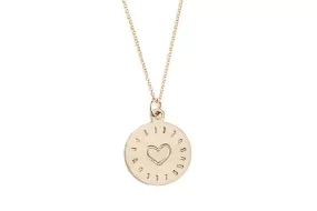 Engraved Heart Necklace