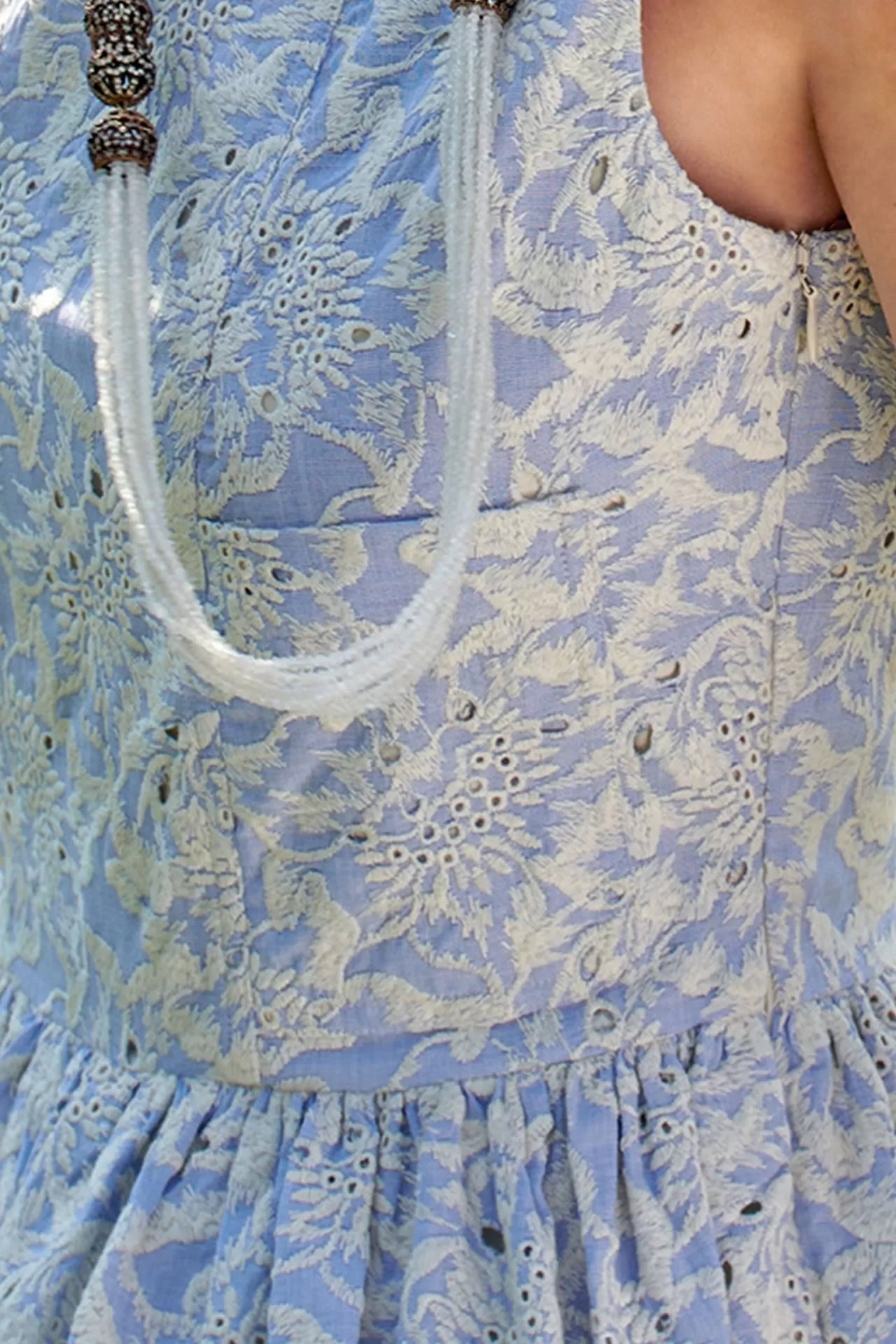 Erica Embroidered Eyelet Dress