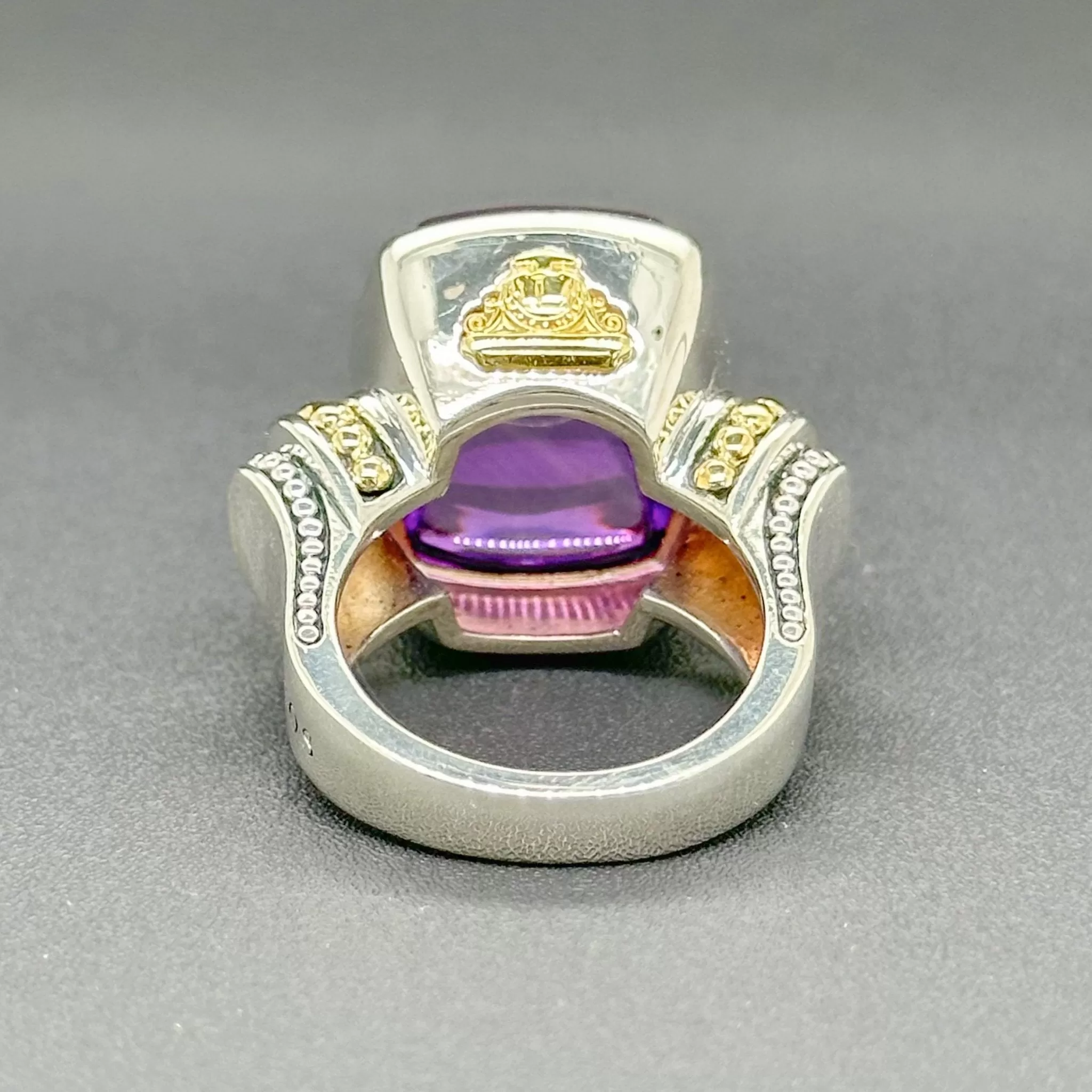 Estate Lagos SS 18 Amethyst Cocktail Ring