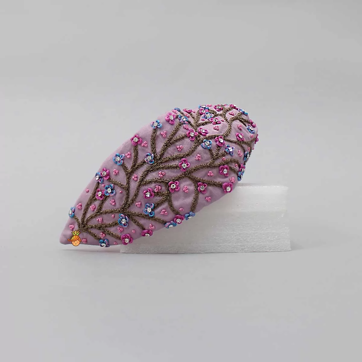 Flower And Branches Embroidered Hairband