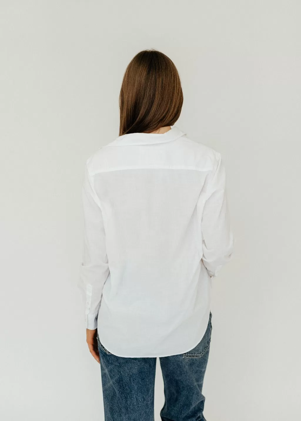 Frank & Eileen Eileen Relaxed Button-Up in White