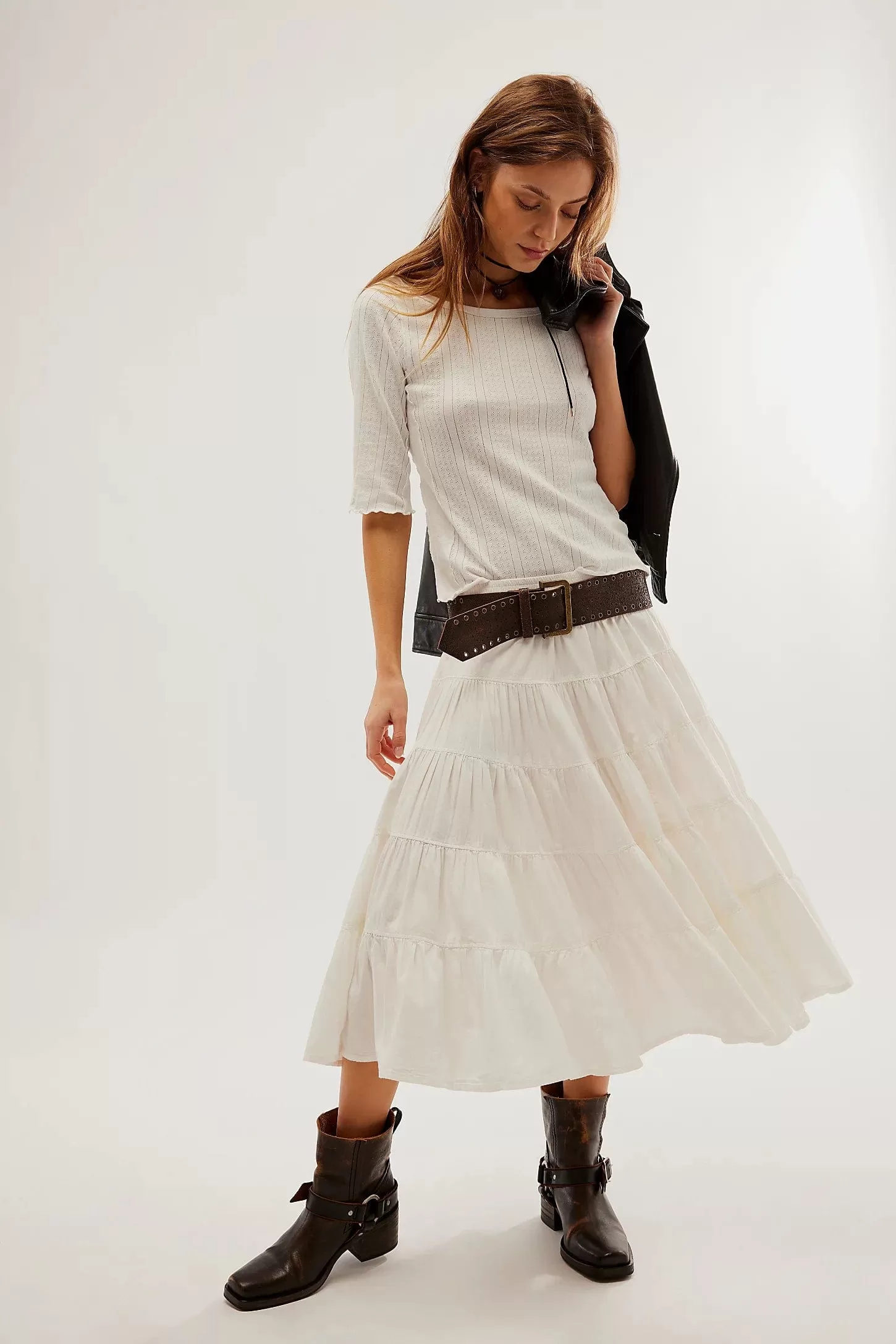 Full Swing Midi Skirt