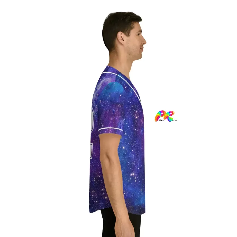 Galaxy Moon Men's Baseball Jersey