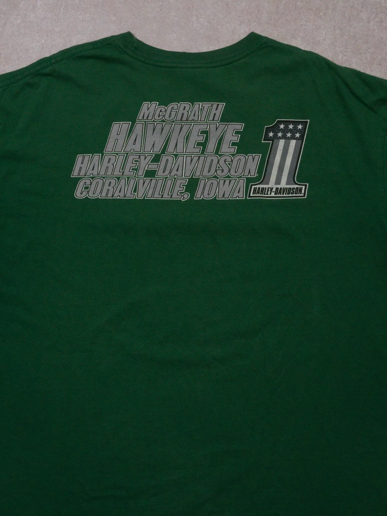 Green Harley Davidson Courville Iowa Tee (XL)