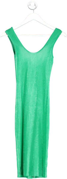 Guess Green Viscose Bodycon Dress UK L