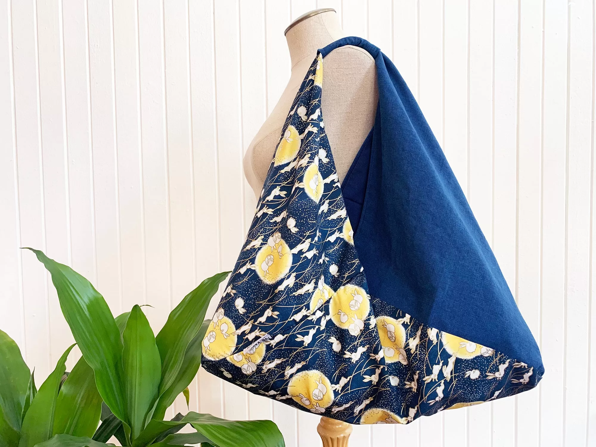 *Handmade* Origami bag | Market bag | Moon Rabbit