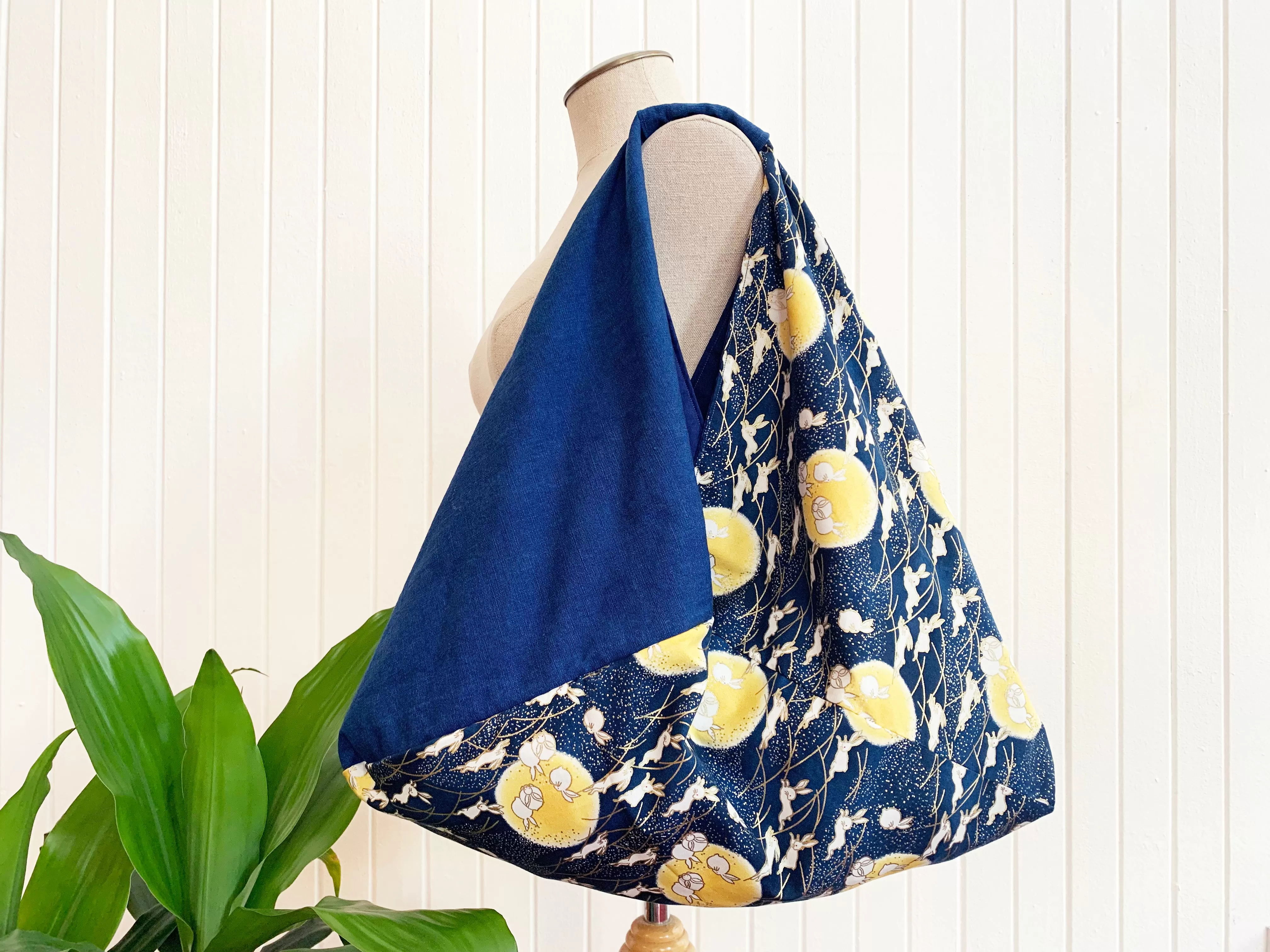 *Handmade* Origami bag | Market bag | Moon Rabbit