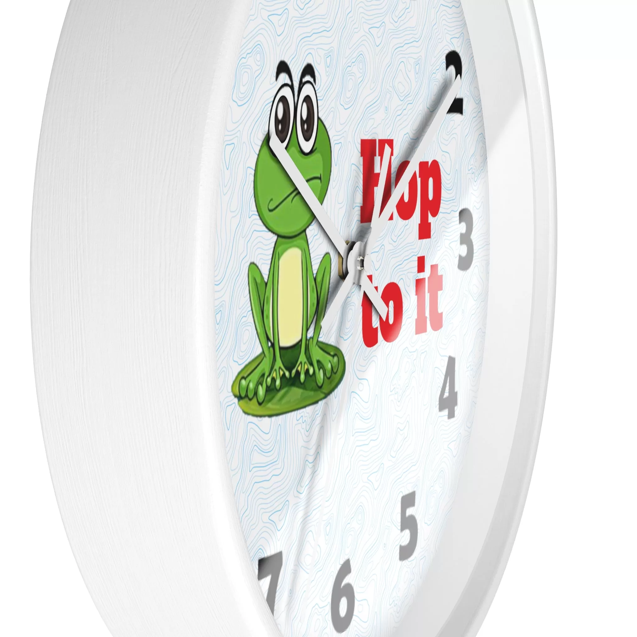 Hop to It Wall Clock, Frog Wall Clock