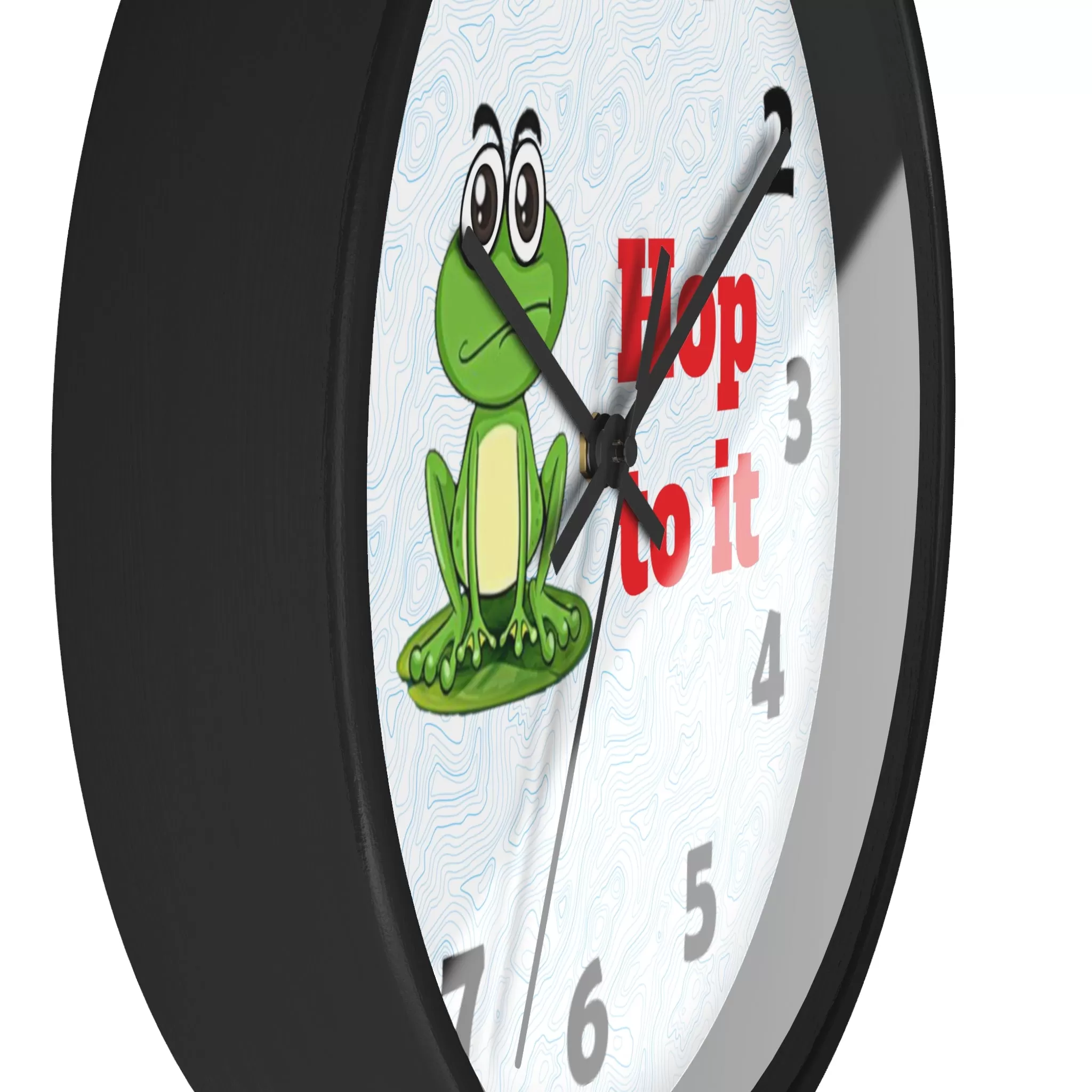 Hop to It Wall Clock, Frog Wall Clock