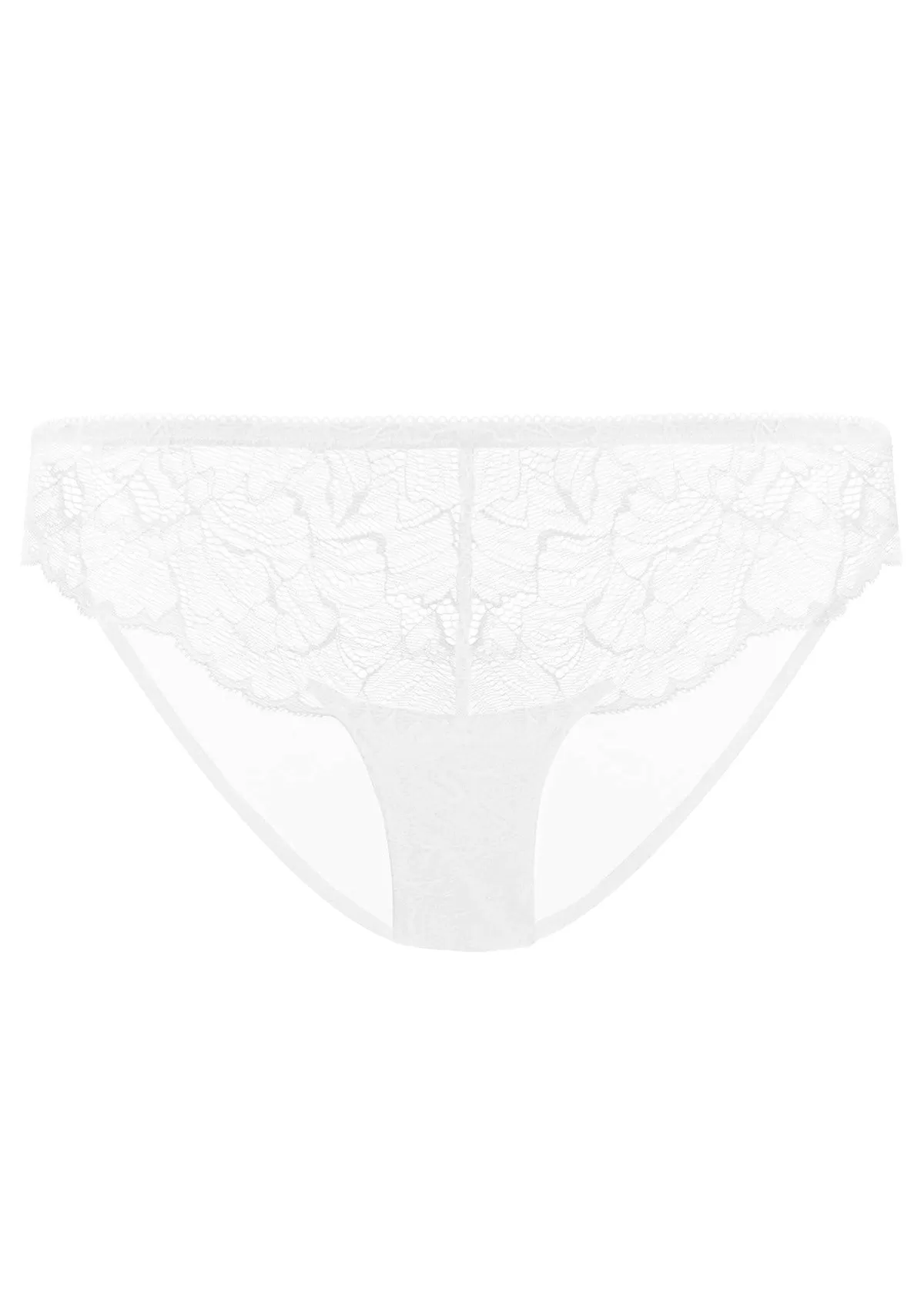 HSIA Blossom Lace White Bikini Underwear