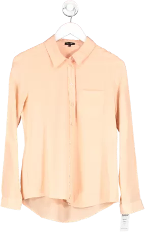 Jaeger Orange Silk Shirt UK S