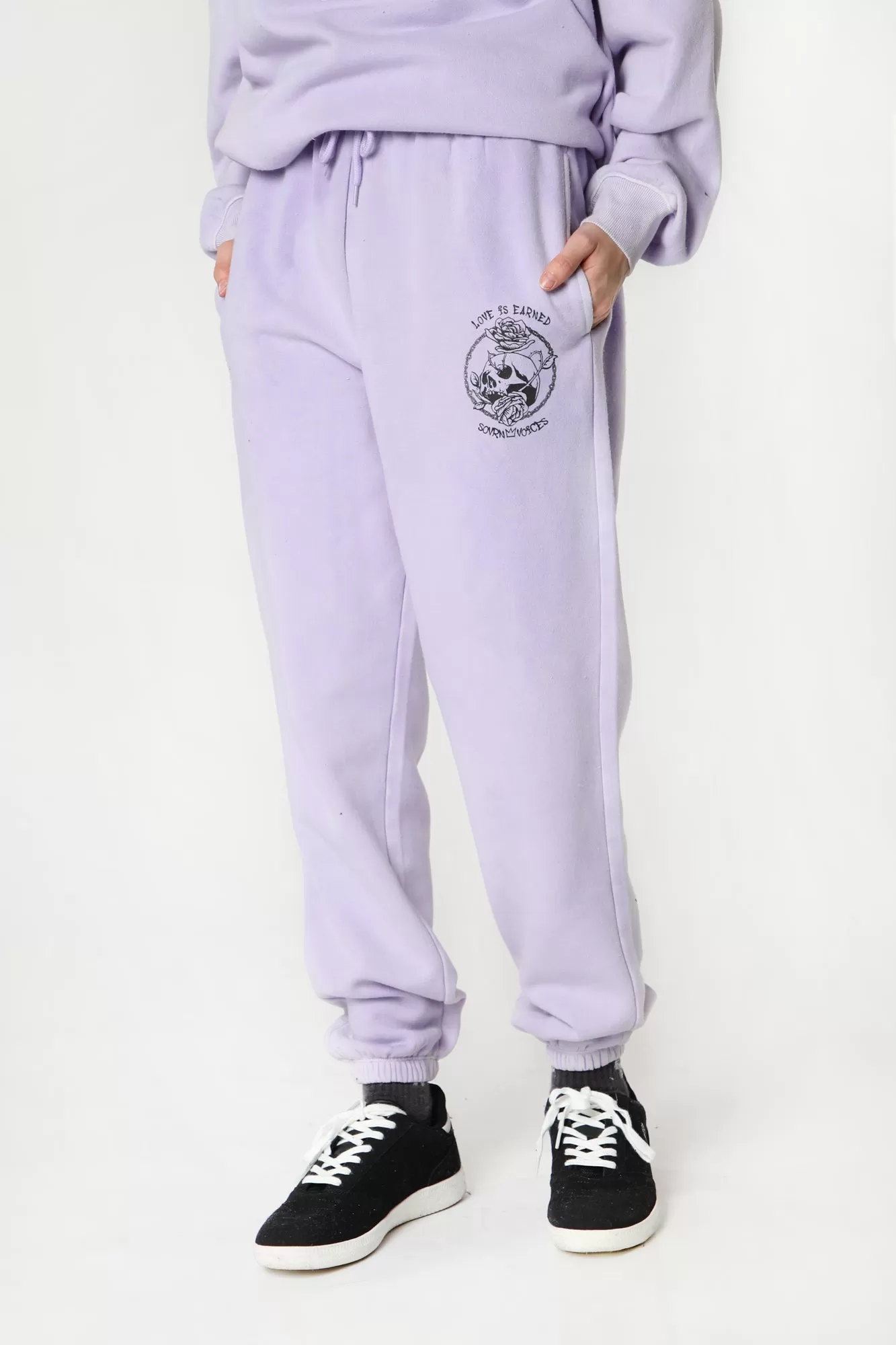 Jogger en Molleton Lilas Sovrn Voices Femme