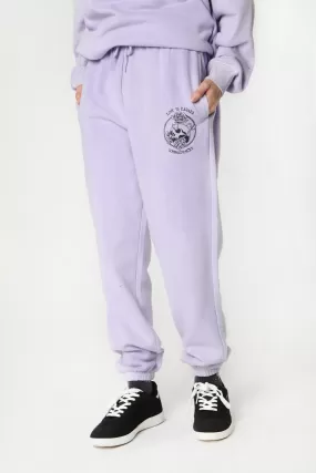 Jogger en Molleton Lilas Sovrn Voices Femme